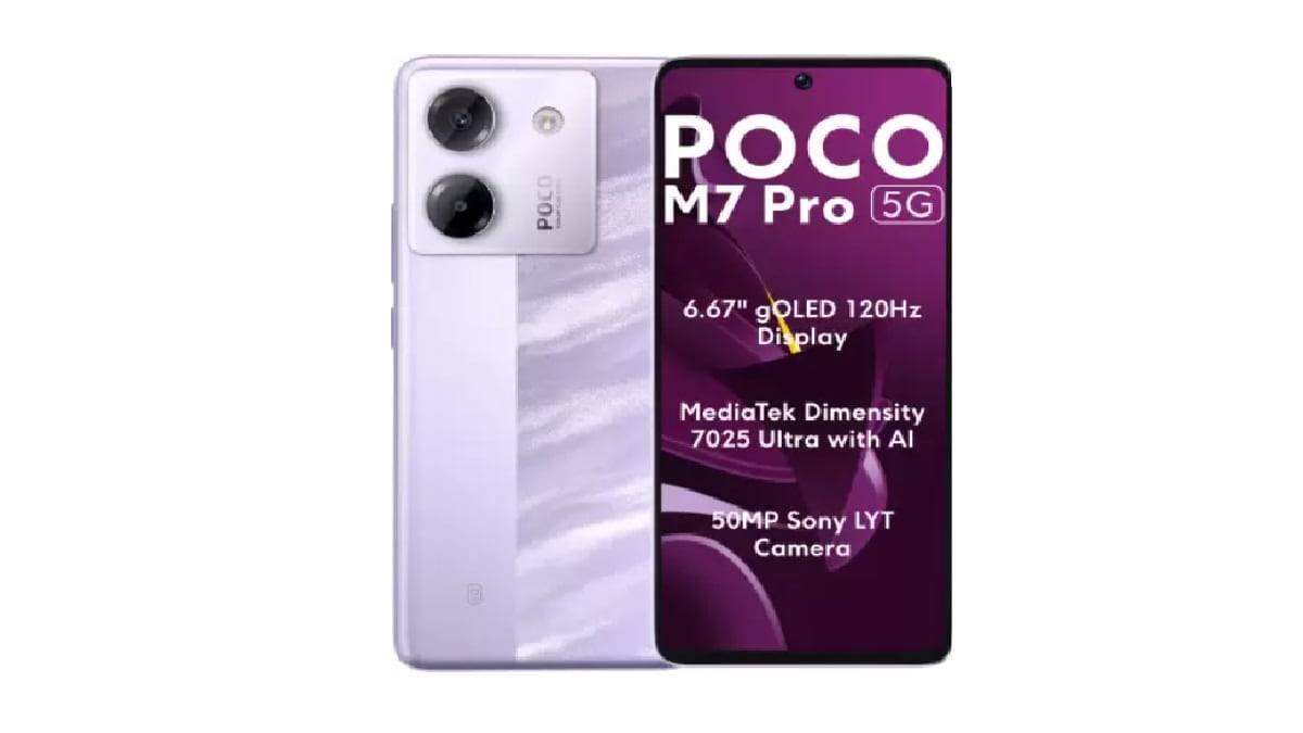 Poco M7 Pro 5G Smartphone launched with 50MP Camera 5110mAh Battery Price Features