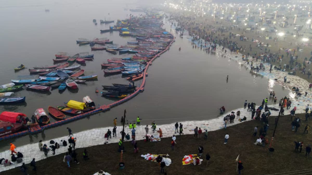 2700 AI cameras underwater drones Maha technology in Maha Kumbh 2025