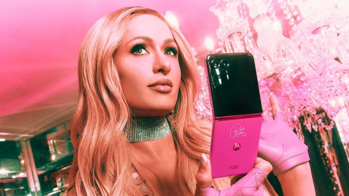 Motorola Razr Plus Paris Hilton Edition Price 1200 UsD Launched Custom Accessories Specifications Availability Details