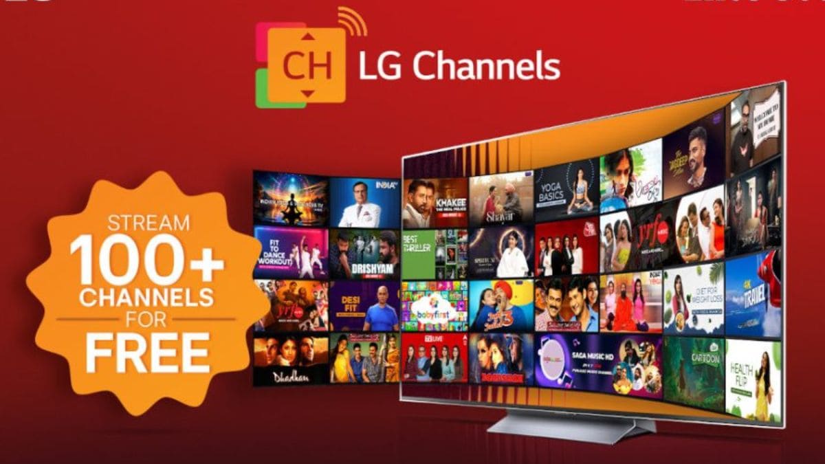 Lg now offers over 100 free tv channels in India no subscription needed all details